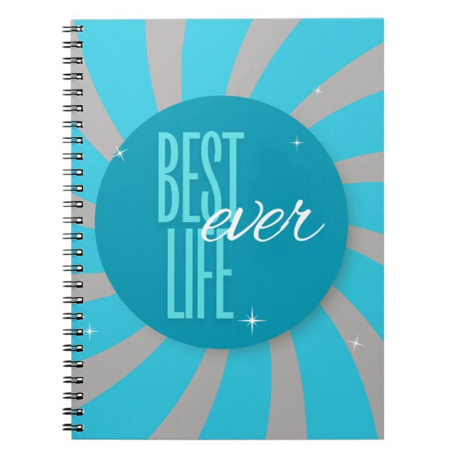 Caderno Espiral Notebook JW Best Life Ever (Frente)
