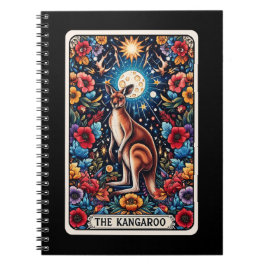Caderno Espiral Notebook Kangaroo Spirit Tarot Card