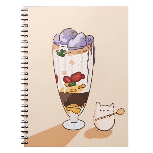 Caderno Espiral Notebook Kawaii Halo Halo Filipino (Frente)