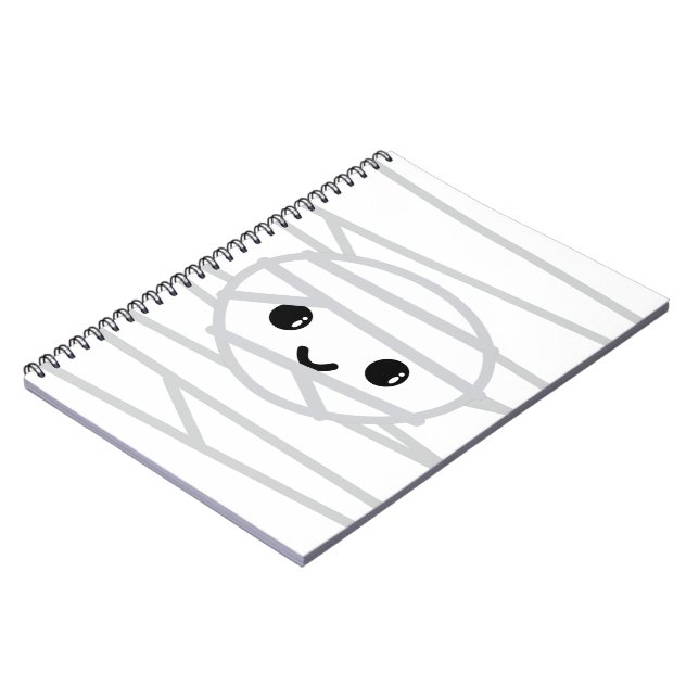 Caderno Espiral Notebook Kawaii Mummy (Left Side)