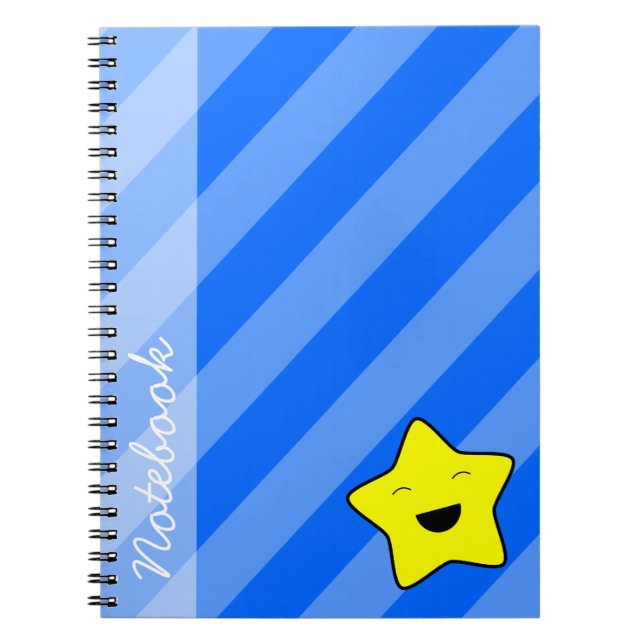 Caderno Espiral Notebook Kawaii Star (Frente)