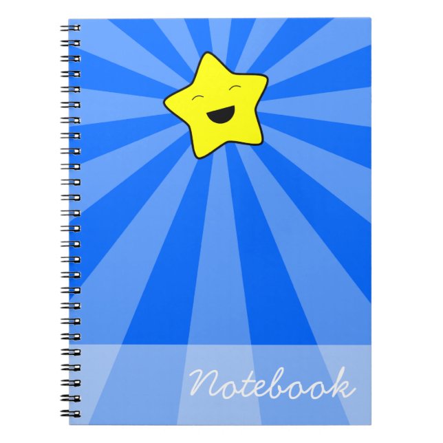 Caderno Espiral Notebook Kawaii Star (Frente)