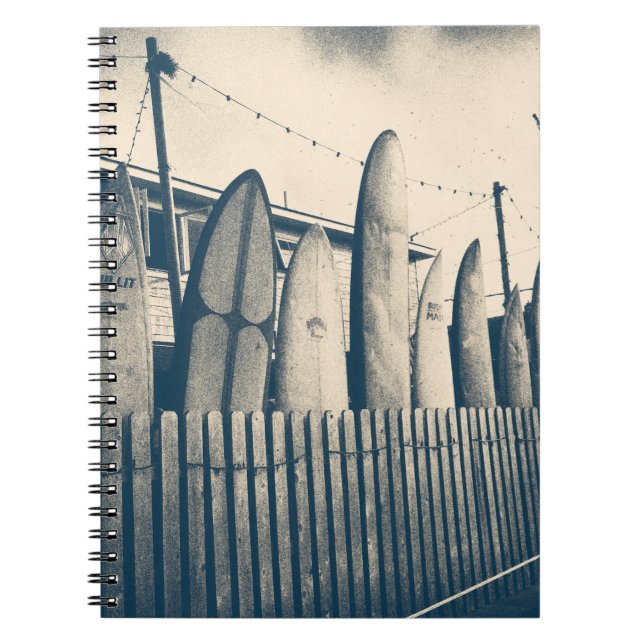 Caderno Espiral Notebook Kelly Nickels para fotografia / surfboard (Frente)