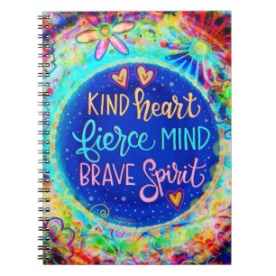 Caderno Espiral Notebook "Kind Heart" Inspirivity