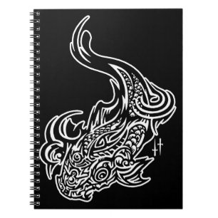 Caderno Espiral Notebook Koi Photo (80 Páginas B&W)