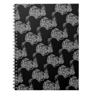 Caderno Espiral Notebook Koi Photo (80 Páginas B&W)