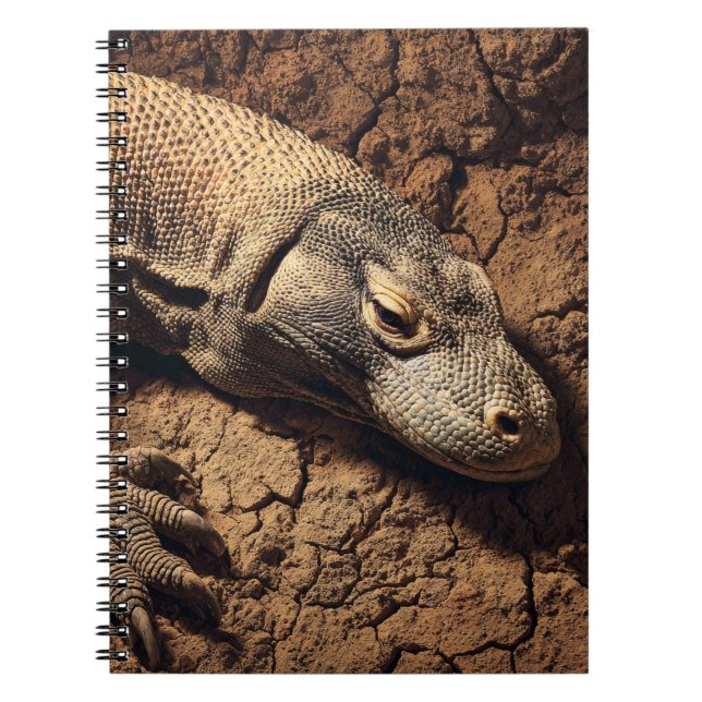 Caderno Espiral Notebook Komodo Dragon Earth (Frente)