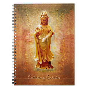 Caderno Espiral Notebook Kuan Yin (personalizável)