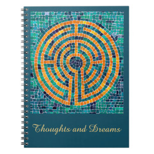 Caderno Espiral Notebook LABYRINTH II 6,5x8,75 Espiral + Texto