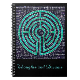 Caderno Espiral Notebook LABYRINTH III 6,5x8,75 Espiral + Texto