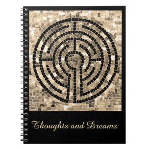 Caderno Espiral Notebook LABYRINTH V 6.5x8.75 Espiral + Texto