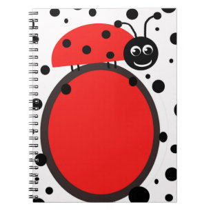 Caderno Espiral Notebook Ladybug