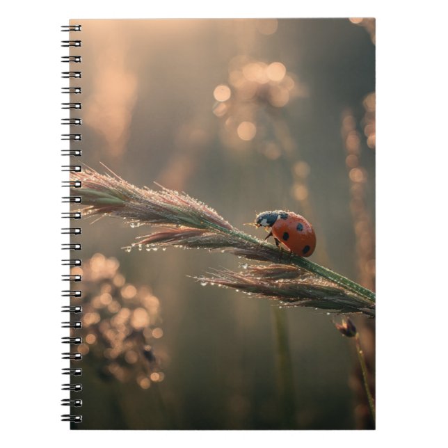 Caderno Espiral Notebook Ladybug Morning Dew (Frente)