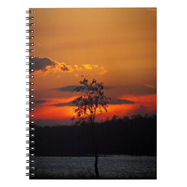 Caderno Espiral Notebook lago Paradise (Frente)