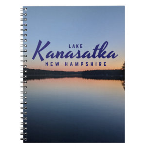 Caderno Espiral Notebook Lake Kanasatka