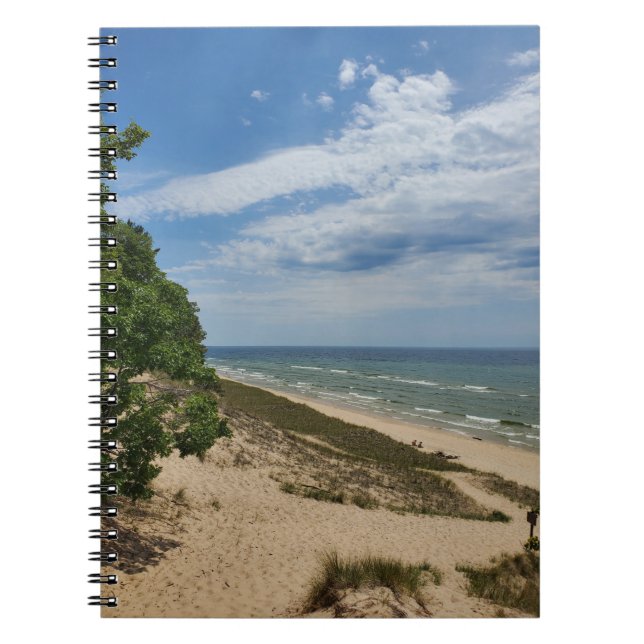 Caderno Espiral notebook Lake Michigan (Frente)
