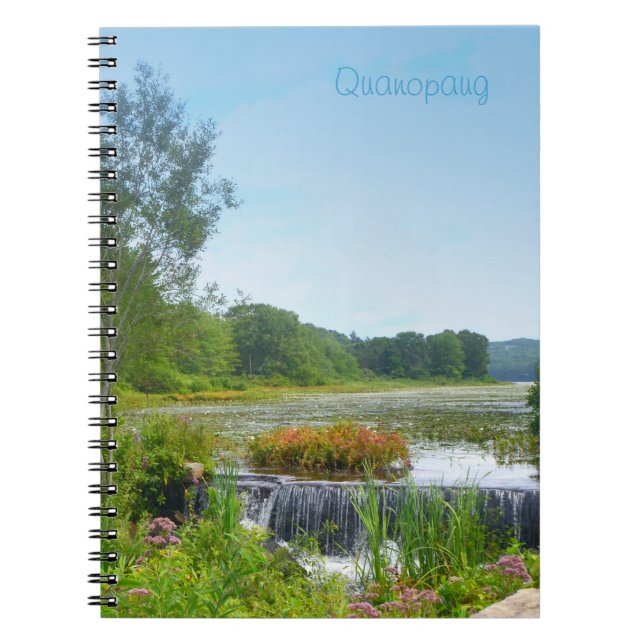 Caderno Espiral Notebook Lake Quanopaug (Frente)