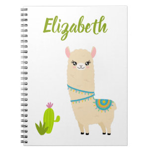 Caderno Espiral Notebook Lama personalizável
