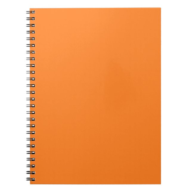 Caderno Espiral Notebook Laranja (Frente)