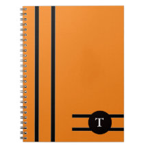 Notebook Laranja & Blk