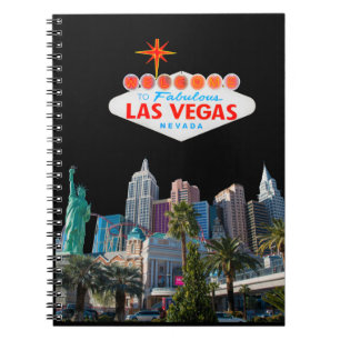 Caderno Espiral Notebook Las Vegas