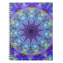 Notebook Lavanda Starburst Mandala