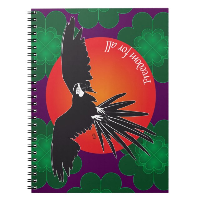 Caderno Espiral Notebook Liberdade (Frente)