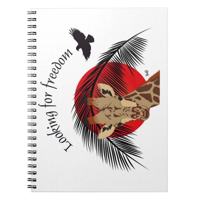 Caderno Espiral Notebook Liberdade (Frente)