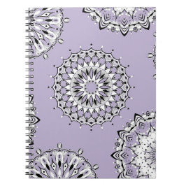 Caderno Espiral Notebook Lilac Mandalas 1 Espiral