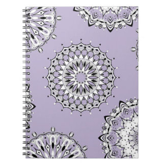 Caderno Espiral Notebook Lilac Mandalas 1 Espiral