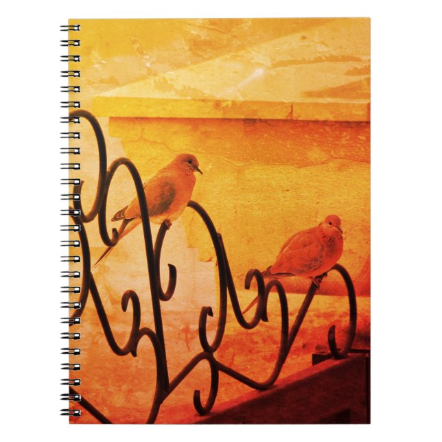 Caderno Espiral Notebook Little Dovs (Frente)