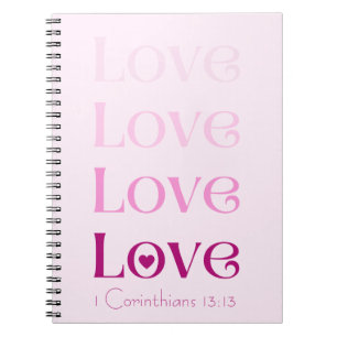 Caderno Espiral Notebook Love Love