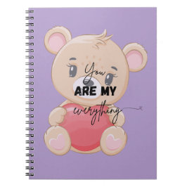 Caderno Espiral Notebook | lovers gifts | gifts idea | bear design