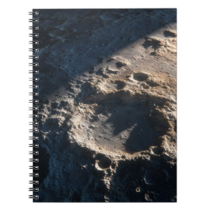 Caderno Espiral Notebook Lunar Crater Moon Surface
