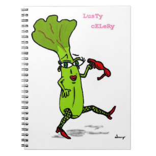 Caderno Espiral Notebook Lusty Celery