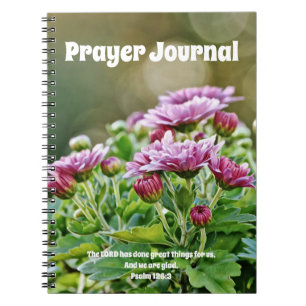 Caderno Espiral Notebook Mãe roxo Flores Diário