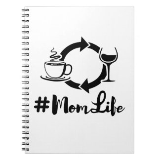 Caderno Espiral Notebook #MãeLife