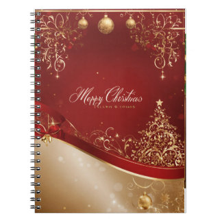 Caderno Espiral "Notebook Mágico de Natal feliz"