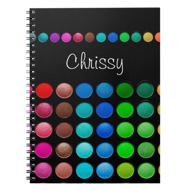 Caderno Espiral Notebook Makeup Palette (Frente)