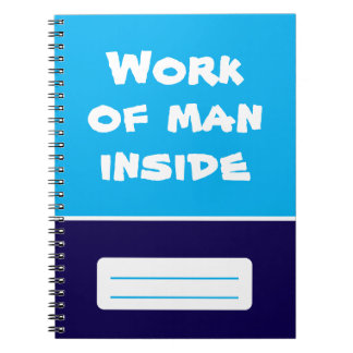 Caderno Espiral Notebook Man Dentro
