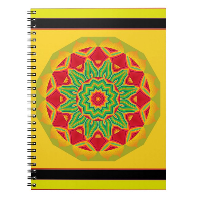 Caderno Espiral Notebook Mandala (Frente)