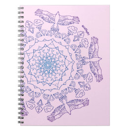 Caderno Espiral Notebook Mandala Paragliding