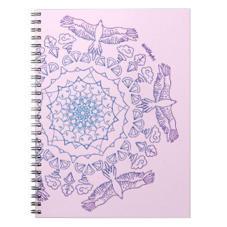 Caderno Espiral Notebook Mandala Paragliding