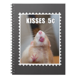 Caderno Espiral Notebook Marty Kisses