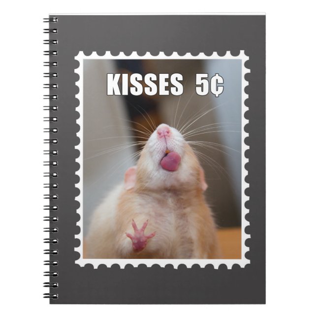 Caderno Espiral Notebook Marty Kisses (Frente)