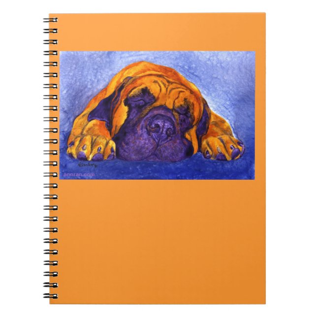 Caderno Espiral Notebook Mastiff - "Brutus" (Frente)