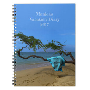 Caderno Espiral Notebook Maui Beach