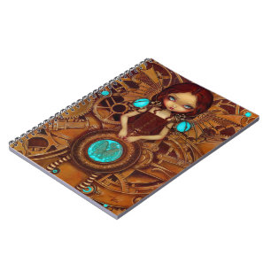 Caderno Espiral Notebook "Mechanical Angel I"