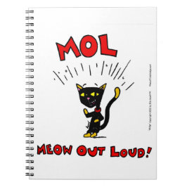 Caderno Espiral Notebook Mel "MOL: MEOOUT LOUD"
