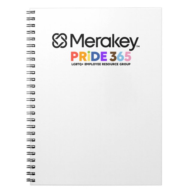 Caderno Espiral Notebook Merakey PRIDE Spiral (Frente)